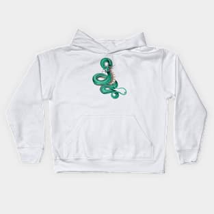 Wyrm green Kids Hoodie